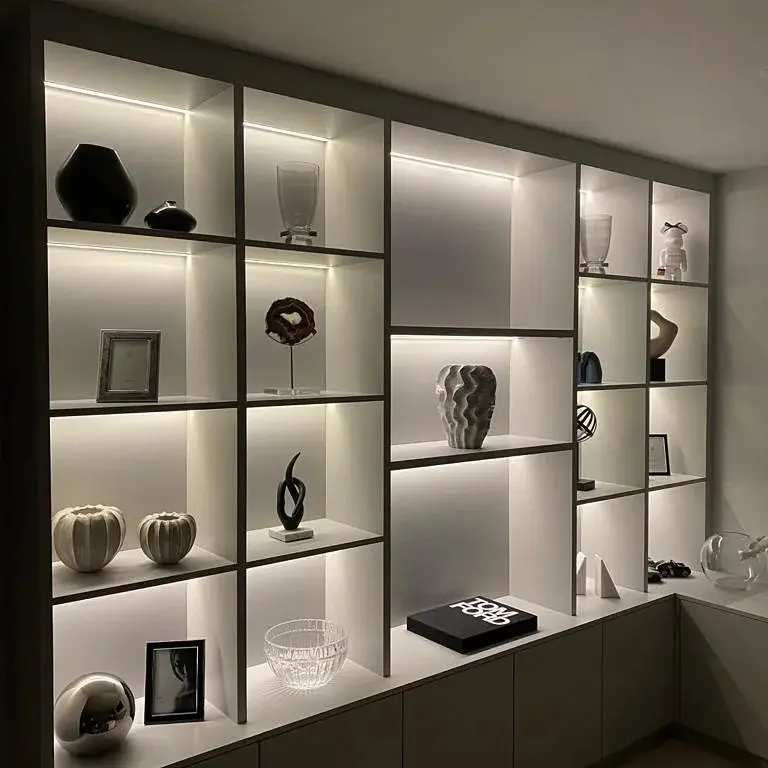 Bespoke wall shelving and cabinets - Dovetail Furniture Design Dorset